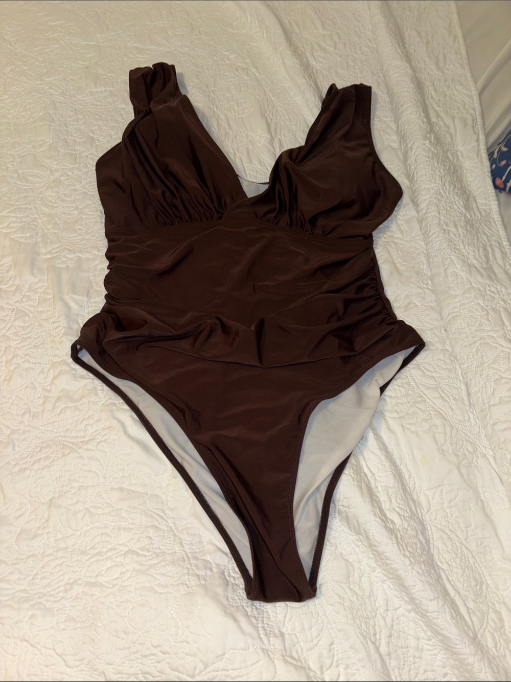 Women’s Brown One-Piece Swimsuit
